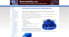 Desktop Screenshot of machinablewax.com
